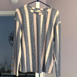 Striped Long Sleeve Top
